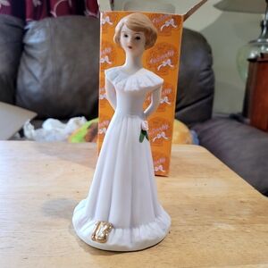 Growing Up Girl Porcelain Figurine